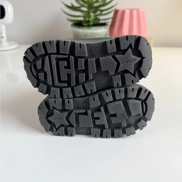 Carter's Kids' Orange and Blue Rain Boots - Picture 5 of 10